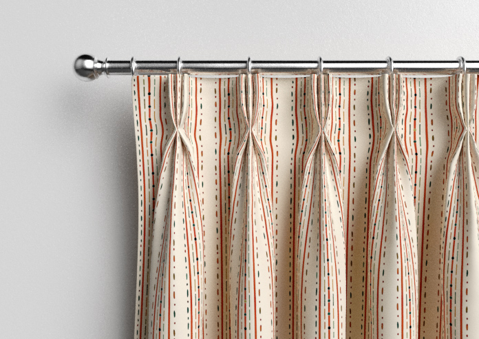 May Day, Stripe Spice - Made to Measure Curtains - Image 11